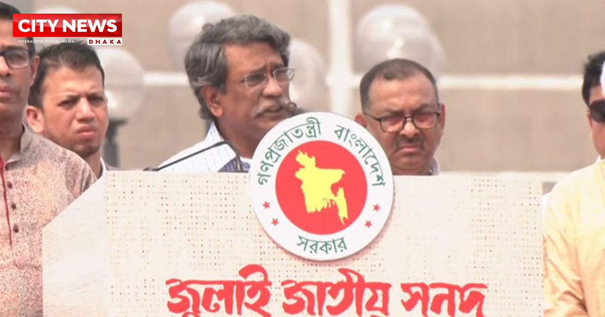 জুলাই সনদে অঙ্গীকারনামার পঞ্চম দফার সংশোধন করা হয়েছে: আলী রীয়াজ