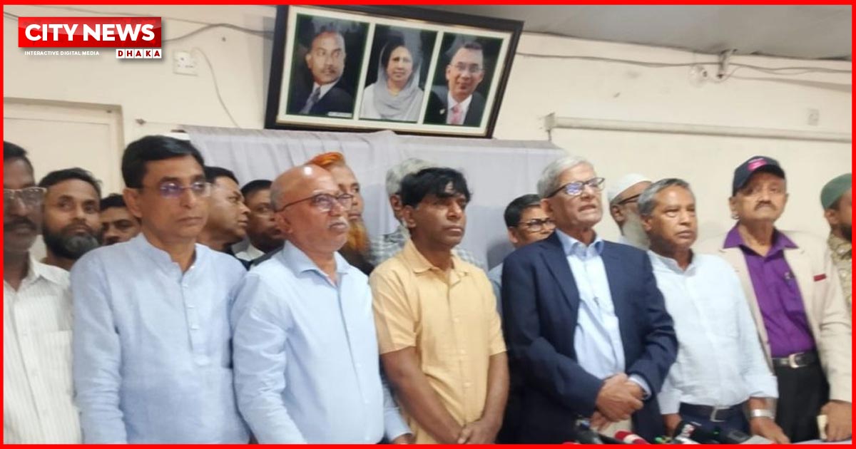 সঠিক সময়ে স্থানীয় নির্বাচনের ব্যবস্থা করবে সরকার: মির্জা ফখরুল