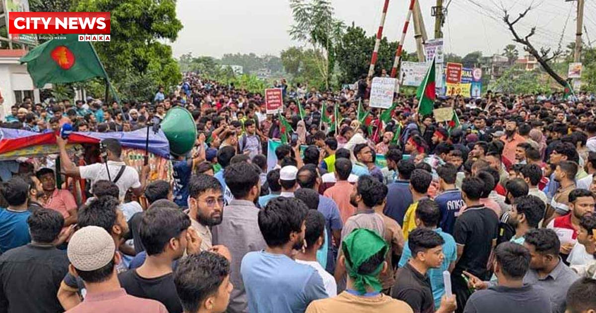 আজ গাজীপুরে মহাসড়ক ও রেলপথ ব্লকেড