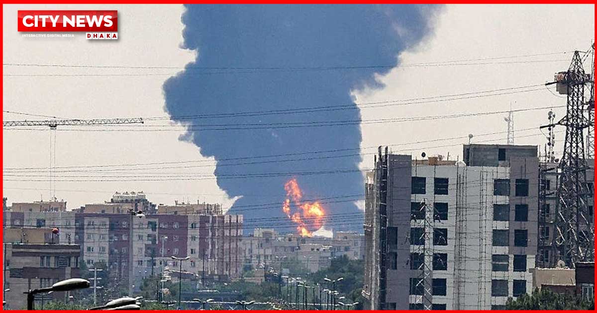 ইরানের বিভিন্ন জায়গায় ইসরায়েলের হামলা