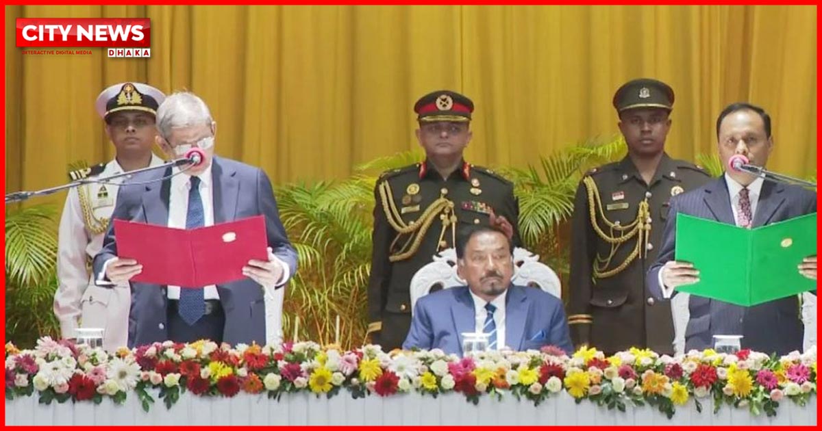 শপথ নিলেন বাংলাদেশের ২৩তম রাষ্ট্রপতি মির্জা ফখরুল