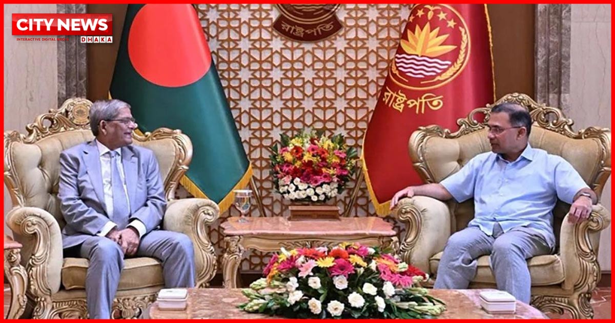 বঙ্গভবনে রাষ্ট্রপতির সঙ্গে প্রধানমন্ত্রীর সাক্ষাৎ