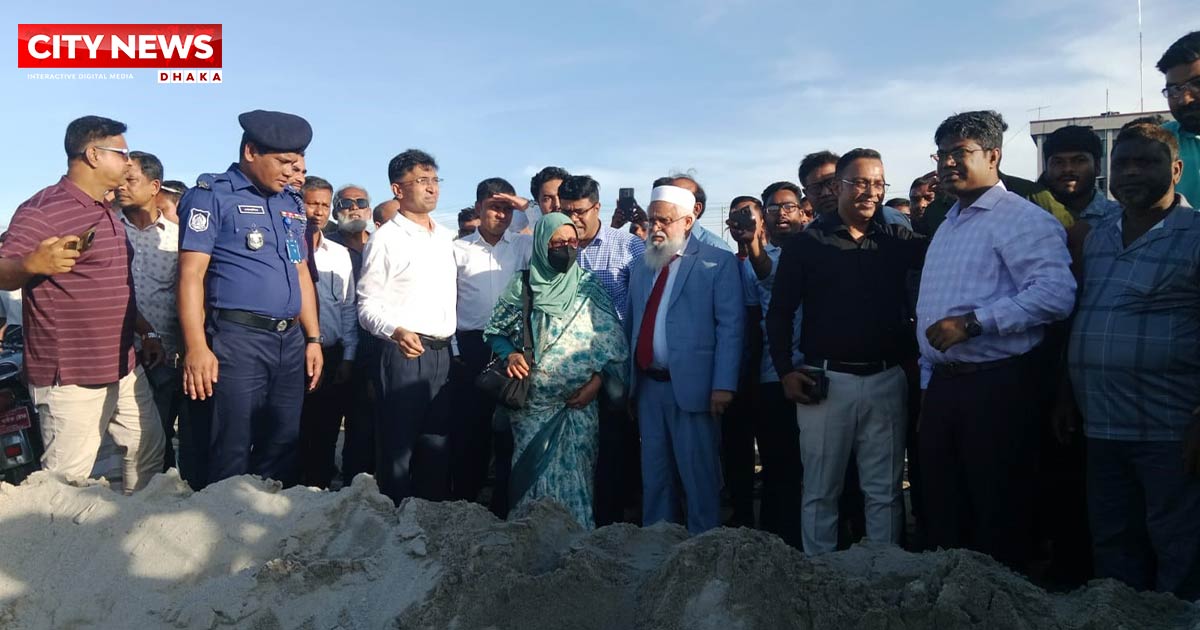 চীন সরকারের এক হাজার শয্যার হাসপাতালের জায়গা পরিদর্শণে স্বাস্থ্য উপদেষ্টা