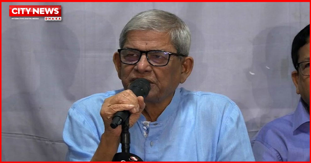 জামায়াত স্বৈরাচার ব্যবস্থা ফেরাতে চেষ্টা করছে কিনা ভেবে দেখতে হবে: মির্জা ফখরুল