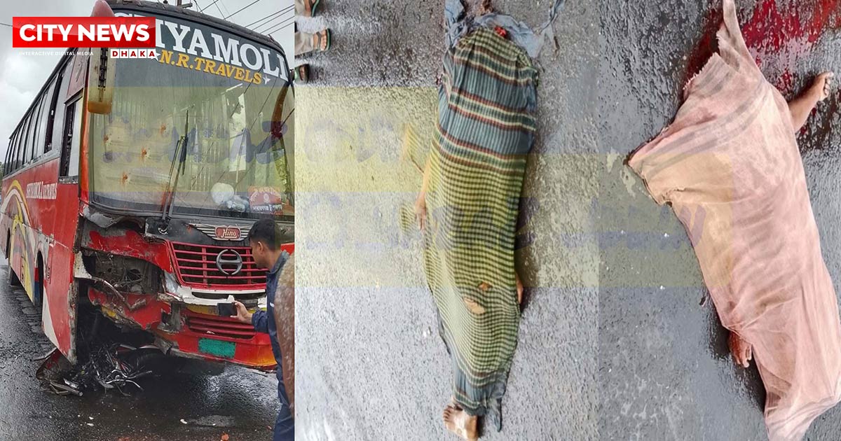 সৈয়দপুরে সড়ক দুর্ঘটনায় ২ মোটরসাইকেল আরোহী নিহত