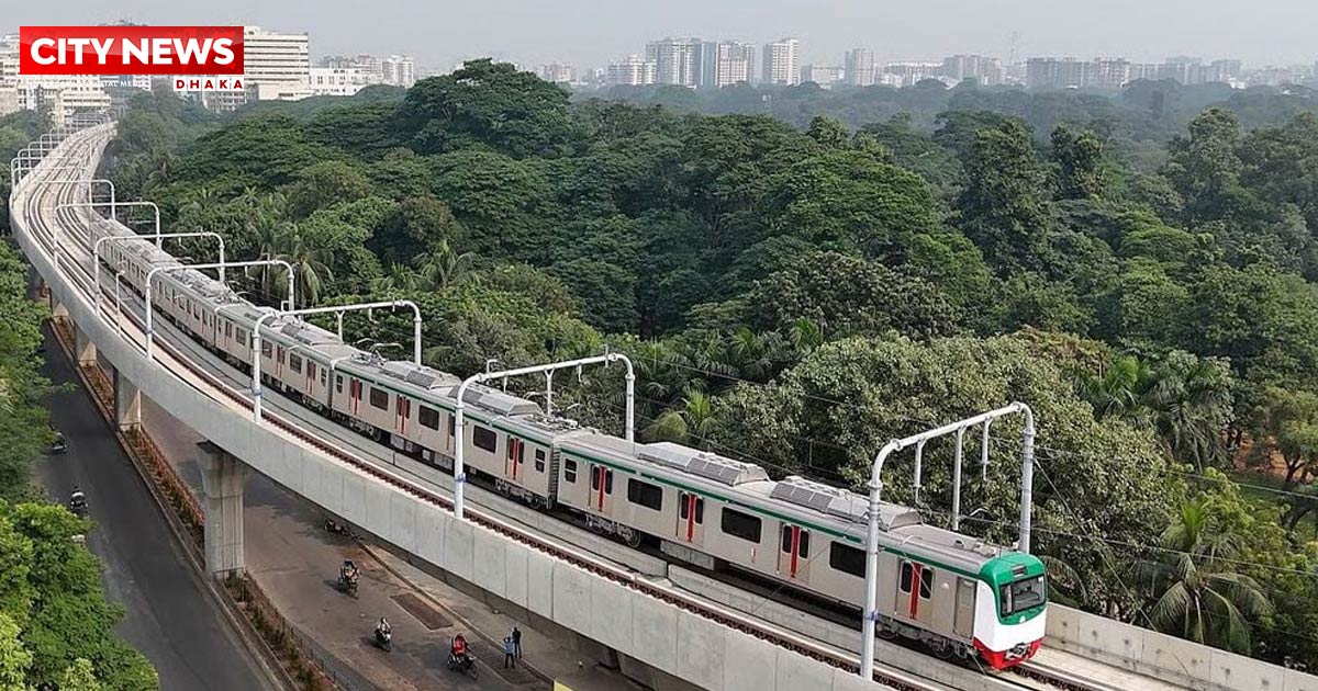 মতিঝিল থেকে শাহবাগ পর্যন্ত মেট্রোরেল চালু