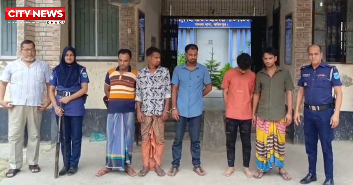 ফরিদপুরের সালথায় ইয়াবাসহ পাঁচজন আটক