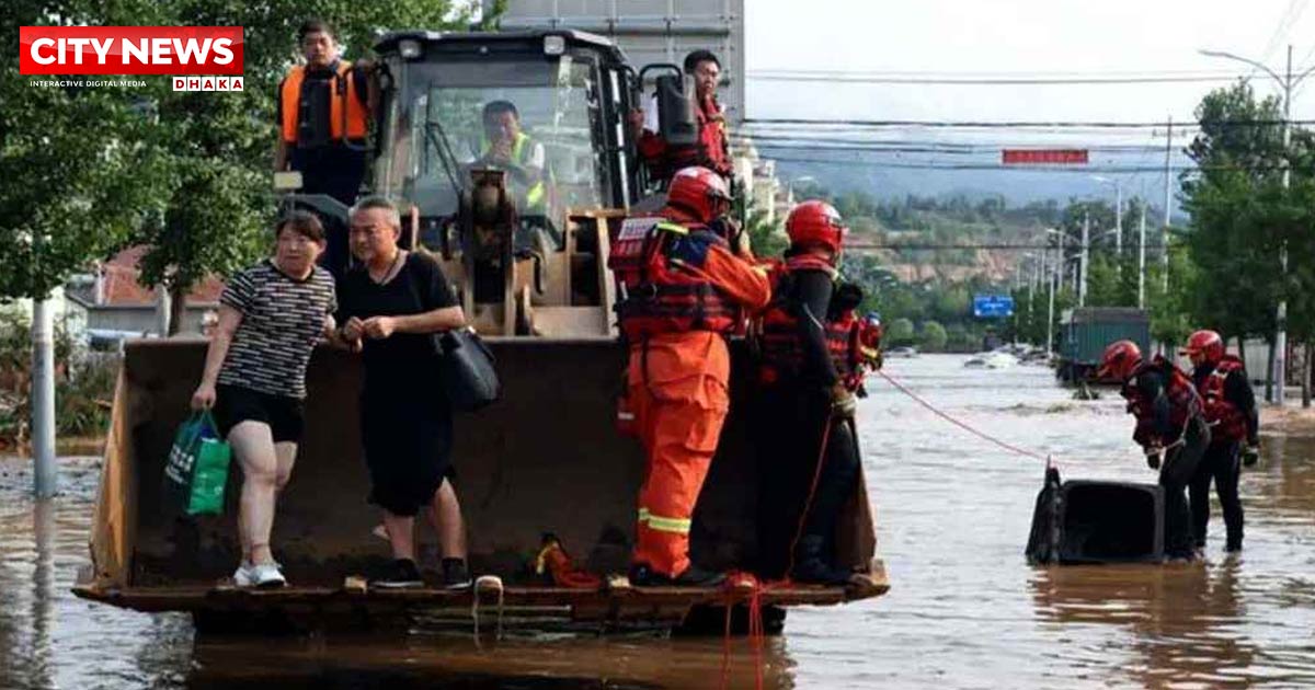 চীনে ভারী বৃষ্টি ও ভয়াবহ বন্যায় ৩০ জনের মৃত্যু