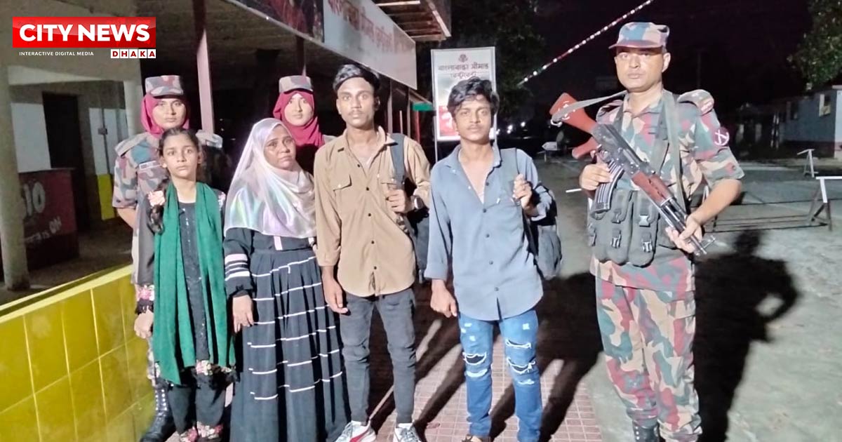 পঞ্চগড়ে নারী-শিশুসহ ৯ জনকে পুশইন