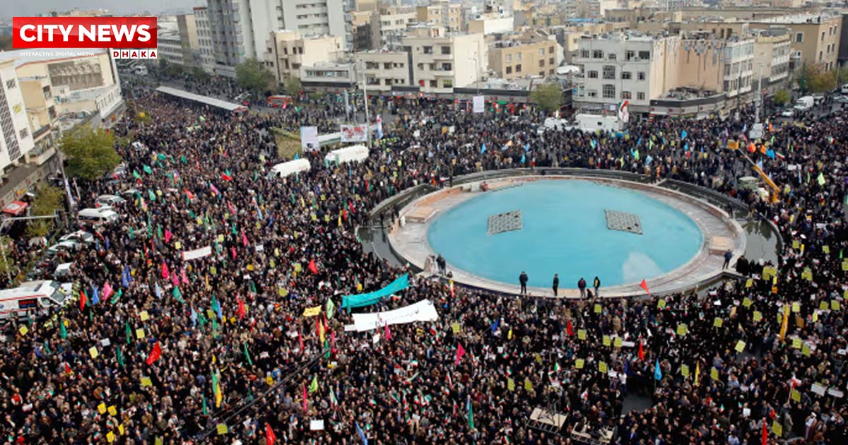 ইরানজুড়ে ‘বিদেশি মদদপুষ্ট’ সন্ত্রাসবাদের বিরুদ্ধে বিশাল সমাবেশ