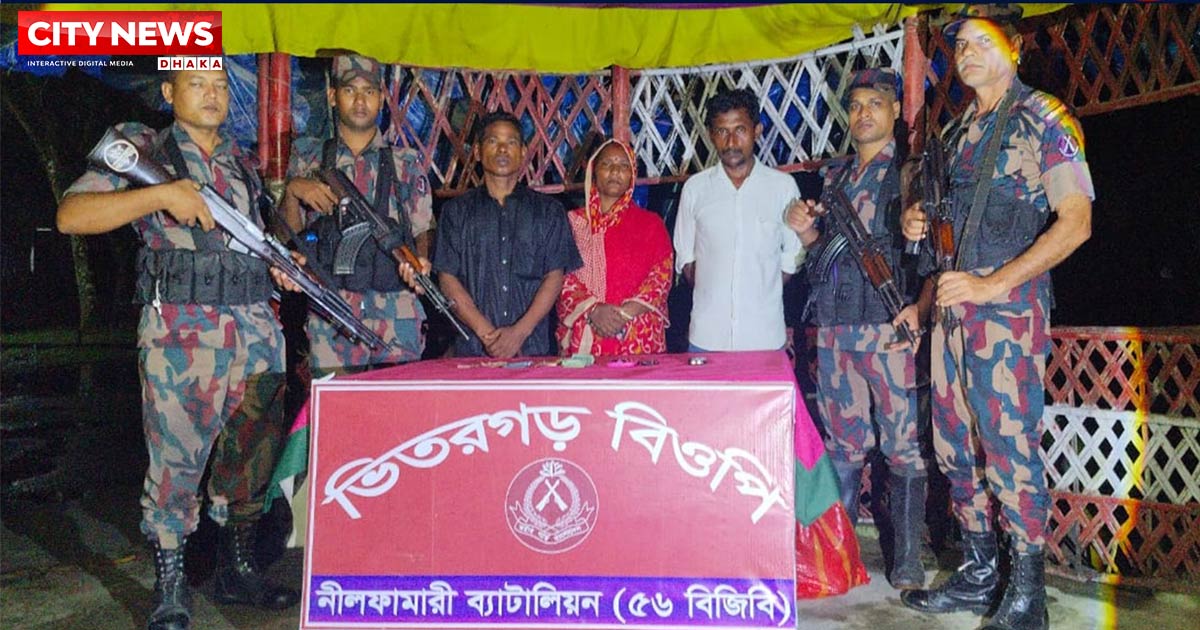 পঞ্চগড়ে সীমান্ত দিয়ে ভারতে অনুপ্রবেশের সময় আটক ৩