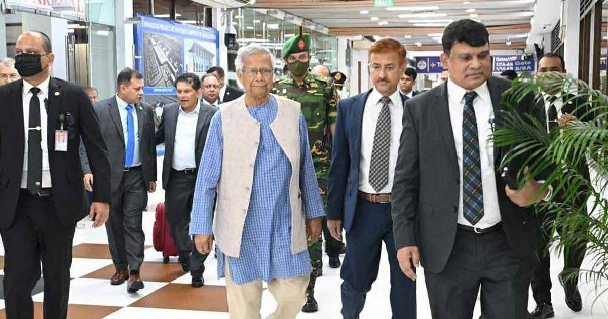 নিউইয়র্ক থেকে ঢাকার পথে প্রধান উপদেষ্টা