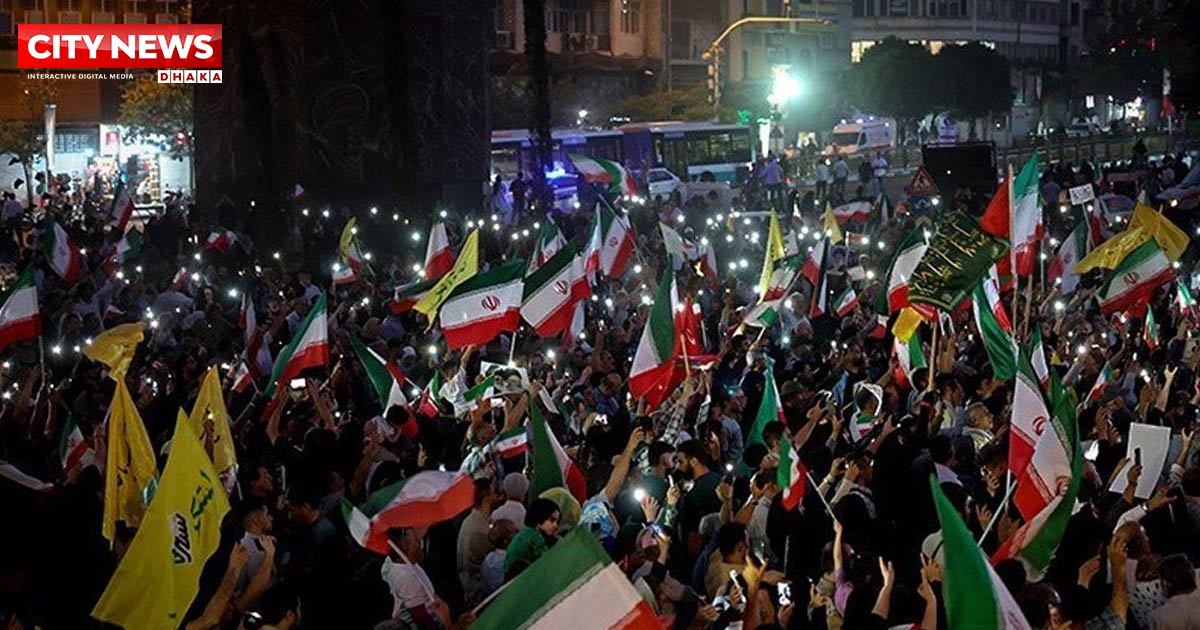 ইসরাইলের বিরুদ্ধে ‘বিজয় উদযাপনে’ তেহরানে বিশাল র্যালী