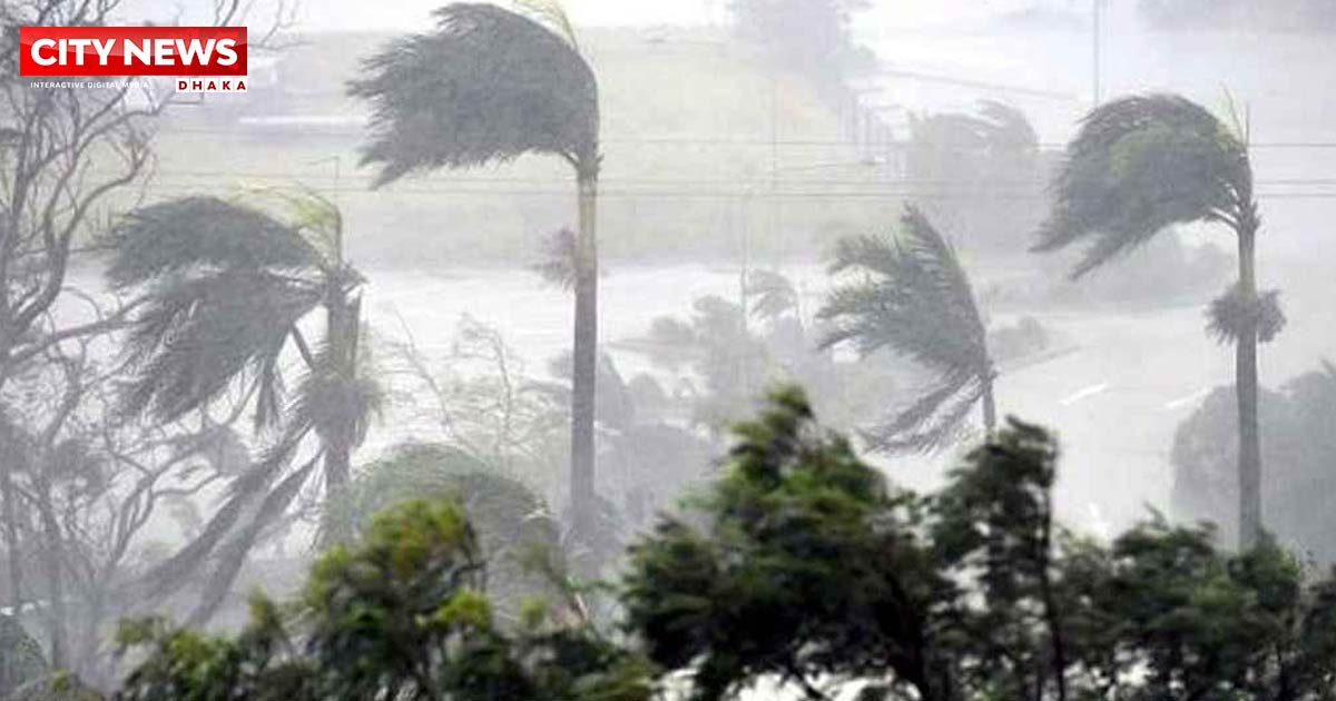 সন্ধ্যার মধ্যে চার অঞ্চলে ৬০ কিলোমিটার বেগে ঝড়ের আভাস