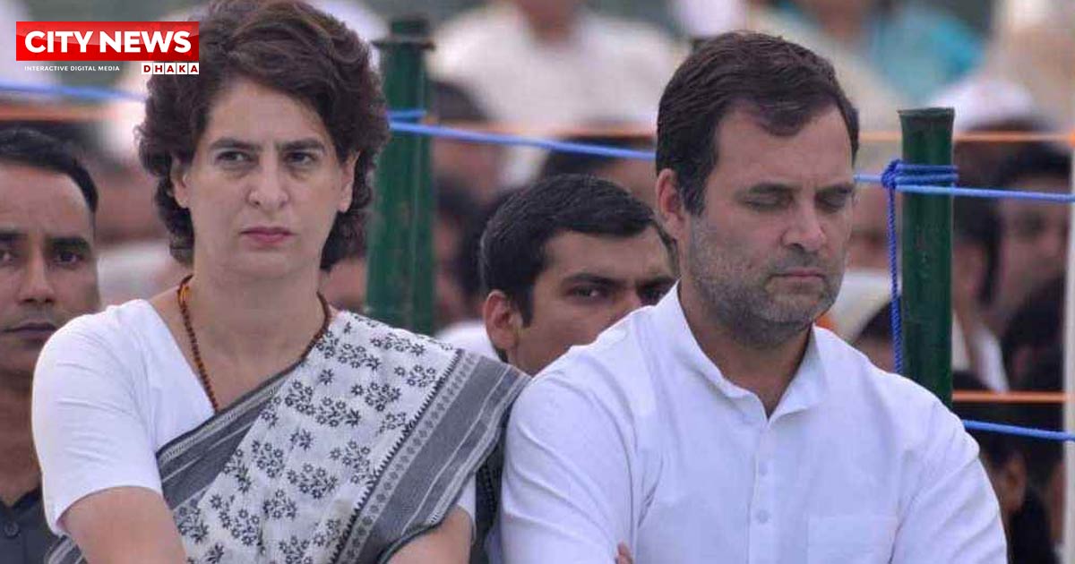 পার্লামেন্টের সামনে থেকে আটক রাহুল ও প্রিয়াঙ্কা গান্ধী