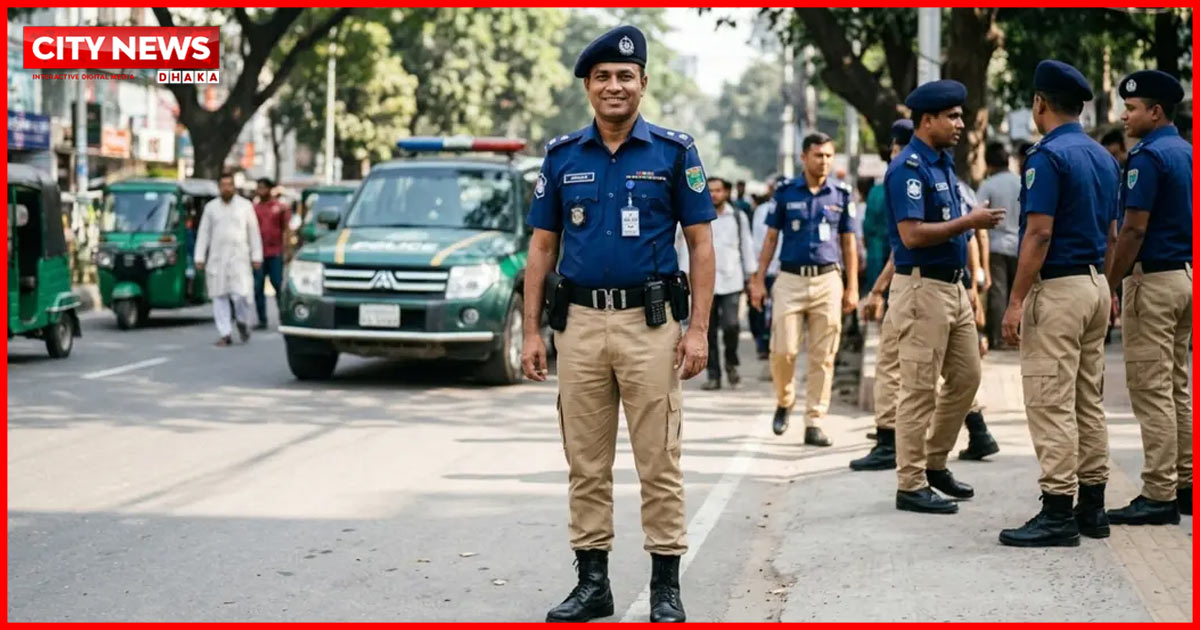 পুলিশের ইউনিফর্মে পরিবর্তন : শার্ট হবে গাঢ় নীল, প্যান্ট খাকি