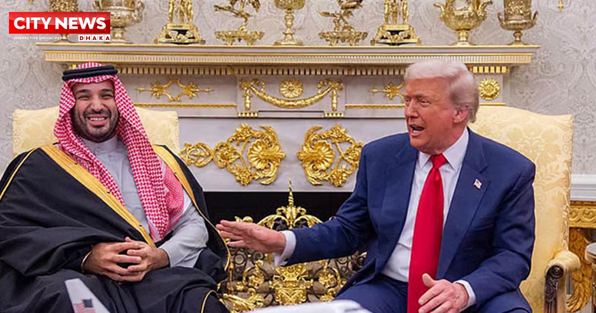 যুক্তরাষ্ট্রে ১ ট্রিলিয়ন ডলার বিনিয়োগের ঘোষণা সৌদি ক্রাউন প্রিন্সের
