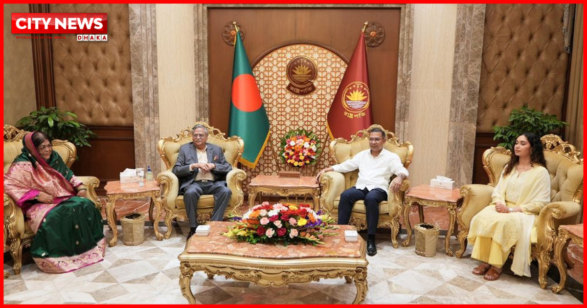 স্বাধীনতা দিবস উপলক্ষে রাষ্ট্রপতির সঙ্গে প্রধানমন্ত্রীর সাক্ষাৎ