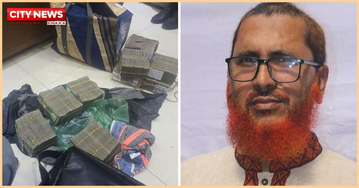 বিমানবন্দরে আটক ঠাকুরগাঁও জেলা জামায়াতের আমিরের ব্যাগে মিললো ৭৪ লাখ টাকা