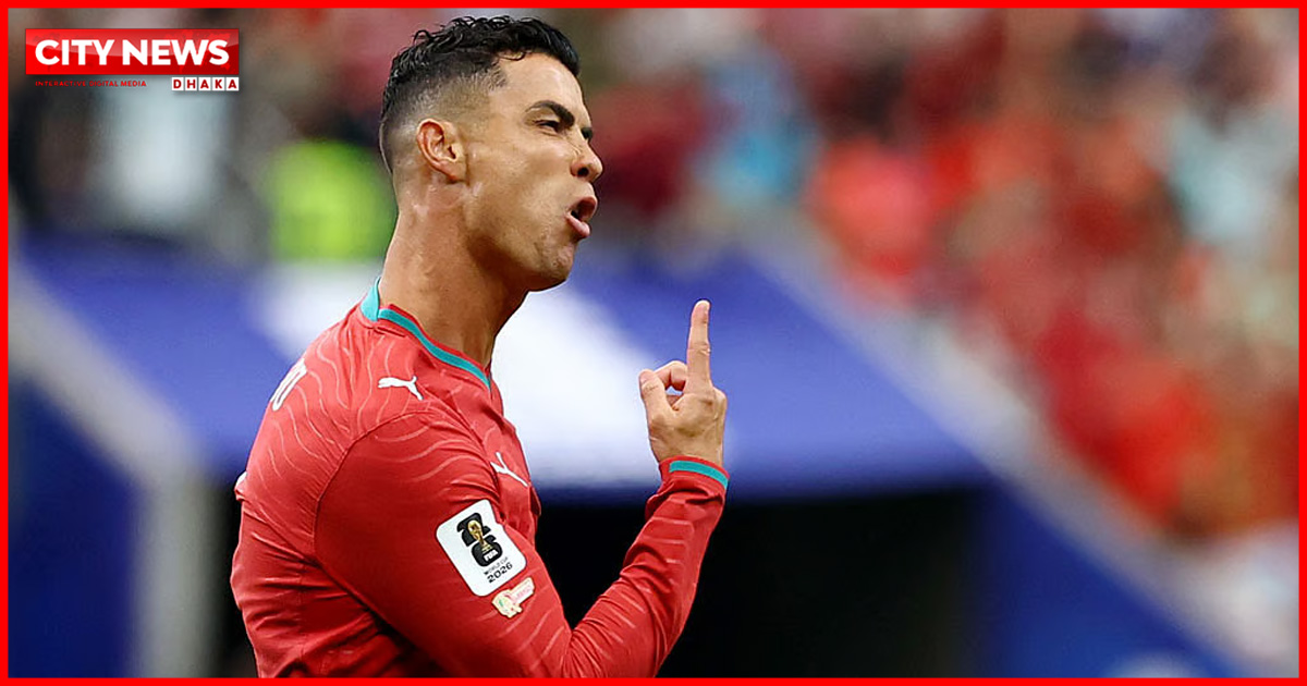 ইতিহাসের প্রথম খেলোয়াড় হিসেবে ছয় বিশ্বকাপে গোলের কীর্তি রোনালদোর