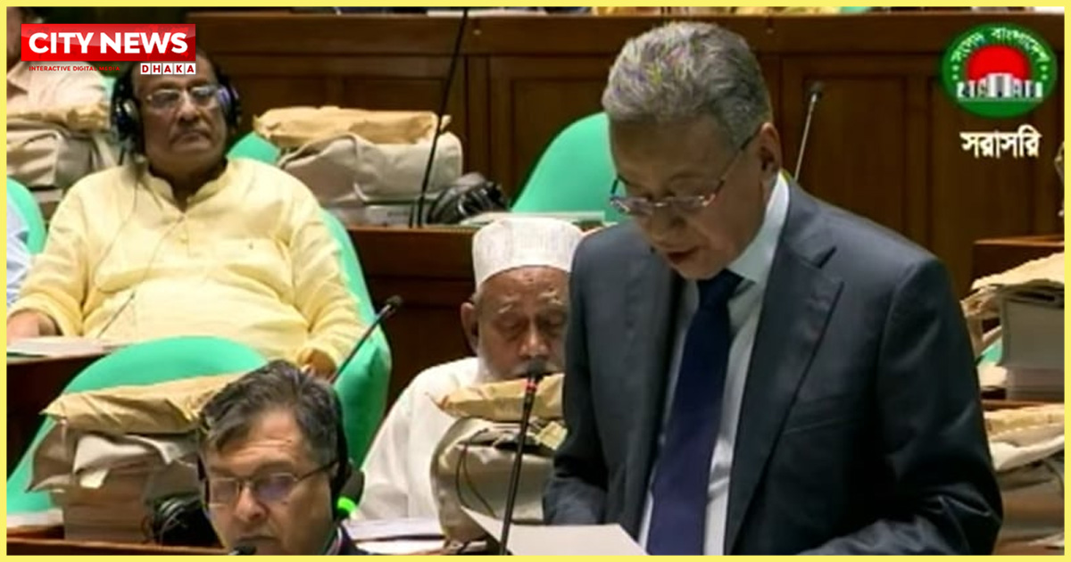 দেশের ৫৫তম বাজেট উপস্থাপন করছেন অর্থমন্ত্রী