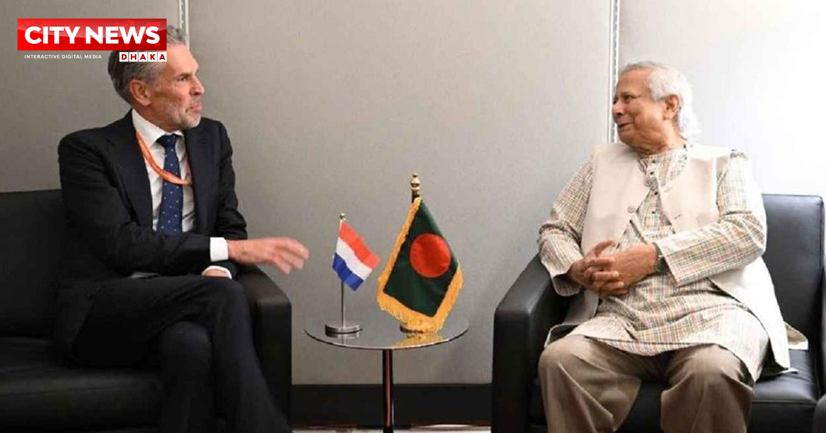 গ্রামে হিমাগার স্থাপনে ডাচ সরকারের সহায়তা চাইলেন প্রধান উপদেষ্টা