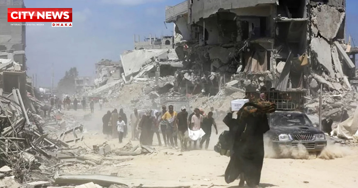 গাজা সিটি ছাড়তে বাধ্য হচ্ছেন বাসিন্দারা