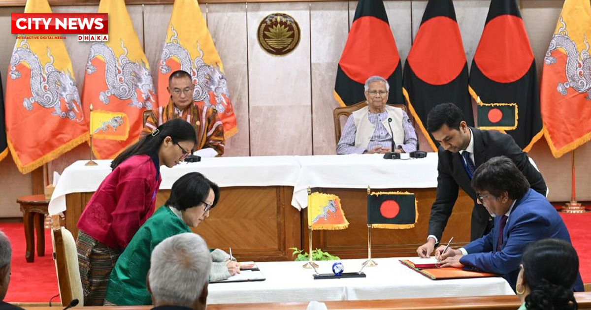 ঢাকা ও থিম্পুর মধ্যে দুই সমঝোতা স্মারক সই