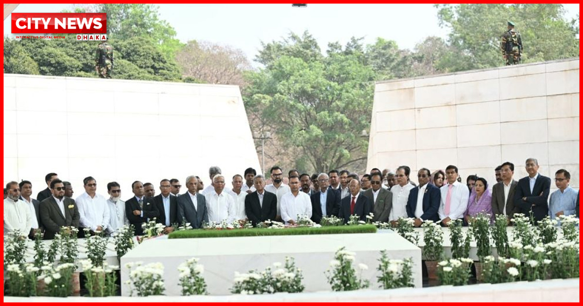 জিয়াউর রহমান ও খালেদা জিয়ার সমাধিতে প্রধানমন্ত্রী ও মন্ত্রিসভার সদস্যদের শ্রদ্ধা