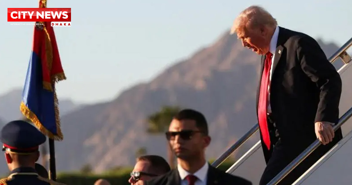 শান্তি সম্মেলনে যোগ দিতে মিশরে পৌঁছেছেন ট্রাম্প