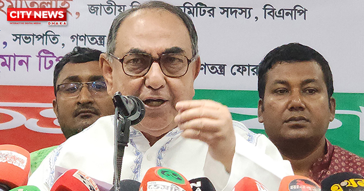 এ আঘাত কেবল হাদির ওপরে নয়, এ আঘাত বাংলাদেশের ওপরে: মির্জা আব্বাস