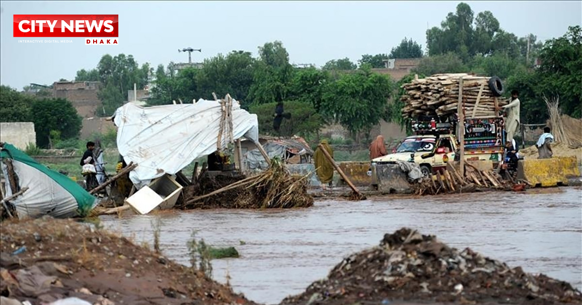 পাকিস্তানে ভয়াবহ বন্যা, এক দিনে ৬৩ জনের প্রাণহানি