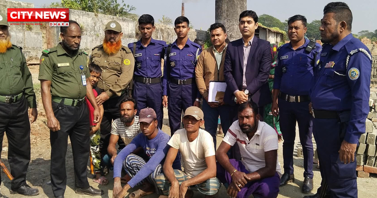 বাউফলে অবৈধ ইটভাটা ‘এমএবি ব্রিকস’-এ ভ্রাম্যমাণ আদালতের অভিযান