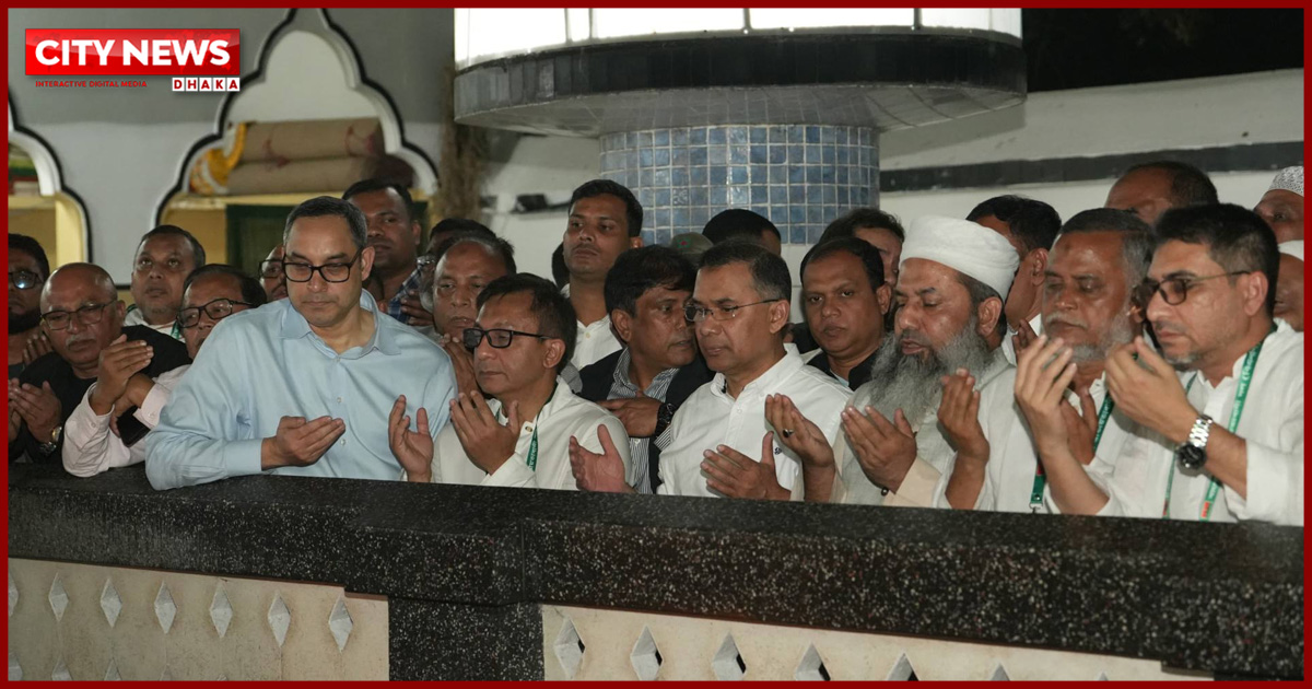 শাহজালালের (রহ.) মাজার জিয়ারত করলেন তারেক রহমান