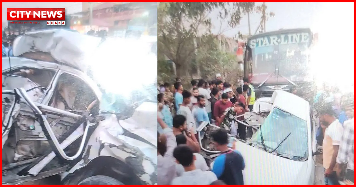 কুমিল্লায় স্টার লাইন বাসের ধাক্কায় একই পরিবারের তিনজনসহ নিহত ৪