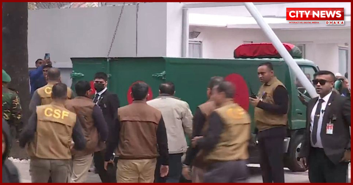 শেষ বারের মত ‘ফিরোজায়’ নেওয়া হয়েছে খালেদা জিয়ার মরদেহ