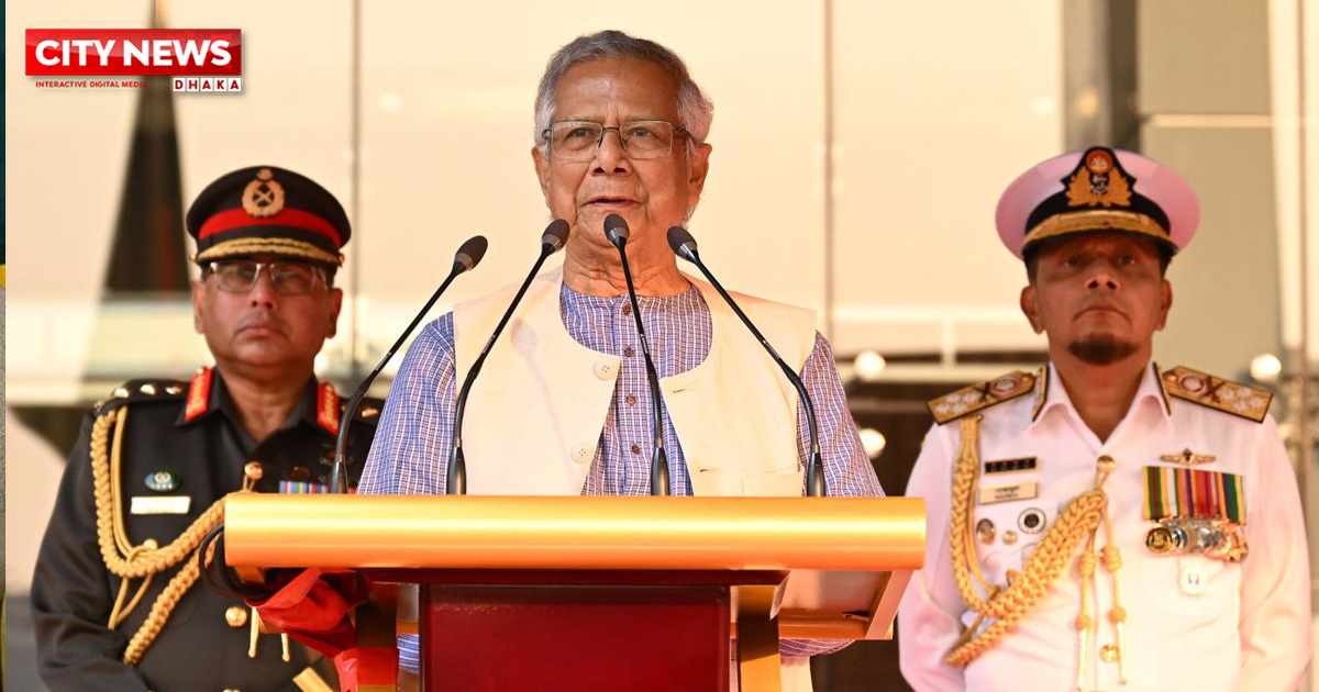 ফেব্রুয়ারির নির্বাচন উৎসবমুখর করতে সবাইকে নিয়ে চেষ্টা করার আহ্বান প্রধান উপদেষ্টার