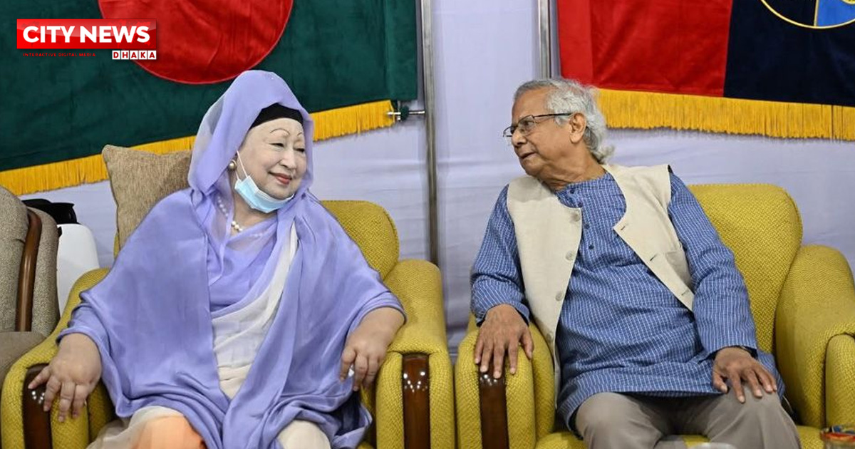 প্রধান উপদেষ্টার সঙ্গে খালেদা জিয়ার একান্ত বৈঠক