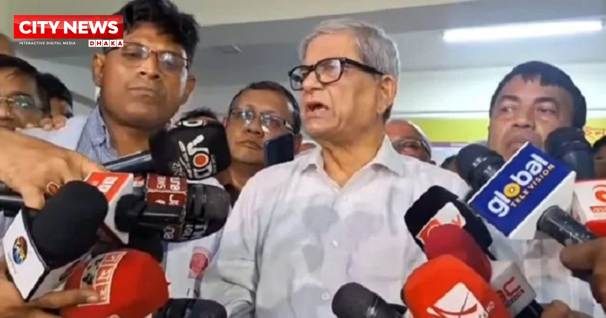 শুধু হাসিনা নয়, আ.লীগেরও বিচার হওয়া উচিত: মির্জা ফখরুল