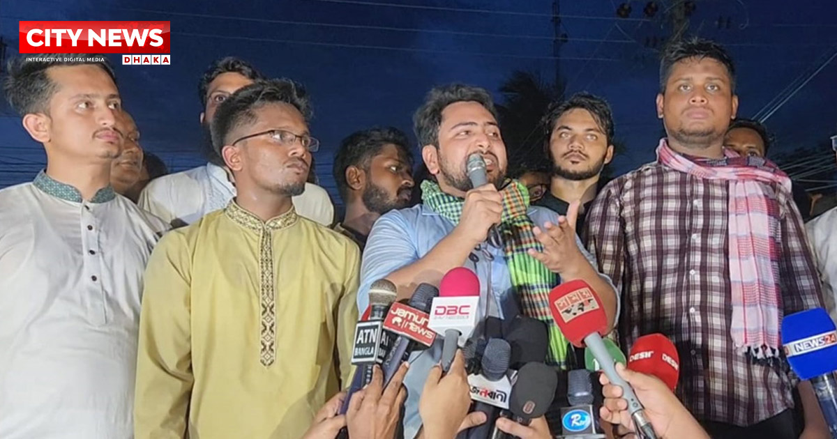 বিচার, সংস্কার ও নতুন সংবিধান ছাড়া নির্বাচনে যাব না: নাহিদ