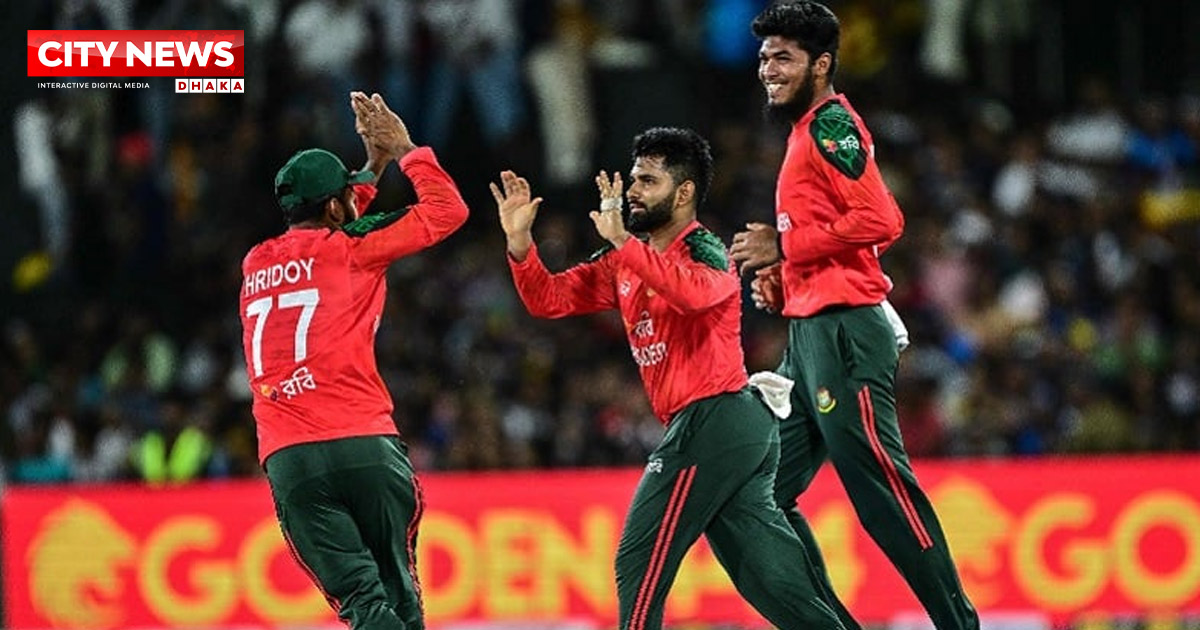 লঙ্কানদের ধসিয়ে বড় জয়ে সিরিজে ফিরল বাংলাদেশ