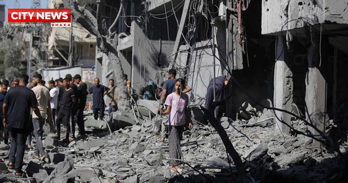 গাজায় ইসরাইলি হামলায় একদিনে ১০৫ ফিলিস্তিনি নিহত