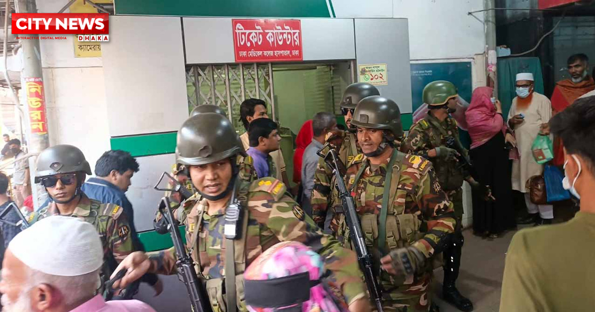 ওসমান হাদী গুলিবিদ্ধ: ঢাকা মেডিকেলে সেনাবাহিনী মোতায়েন