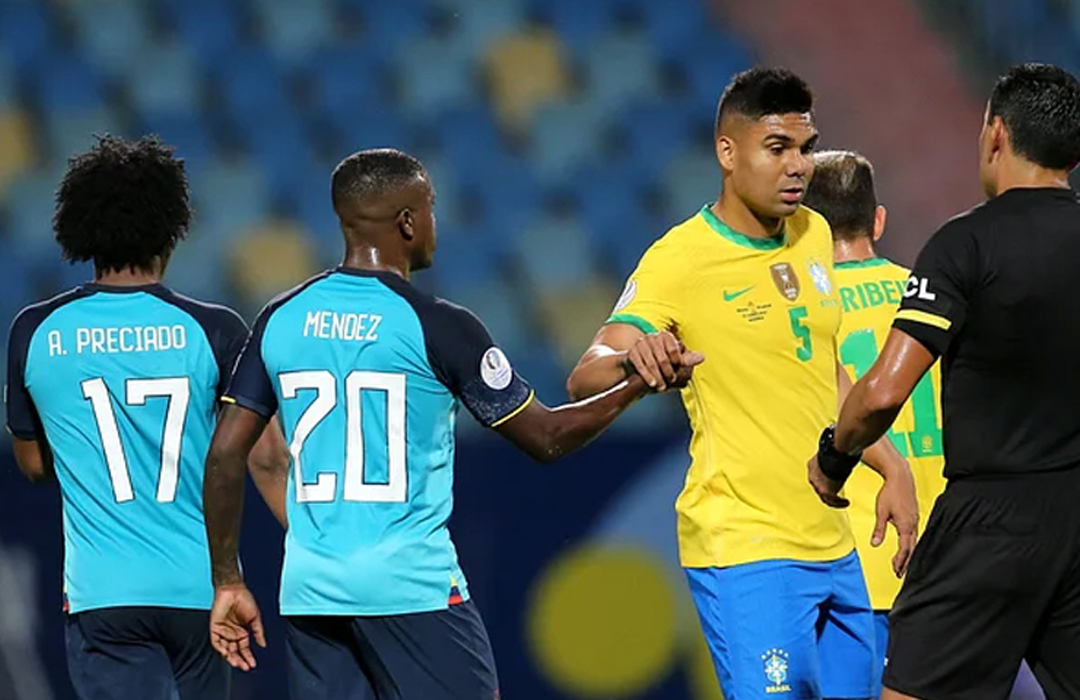 ব্রাজিলের জয়যাত্রা রুখে দিল ইকুয়েডর