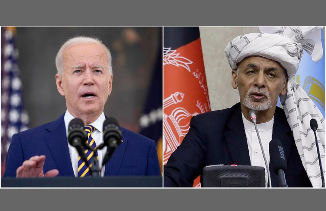 বাইডেনের সঙ্গে বৈঠকে বসছেন আফগান প্রেসিডেন্ট