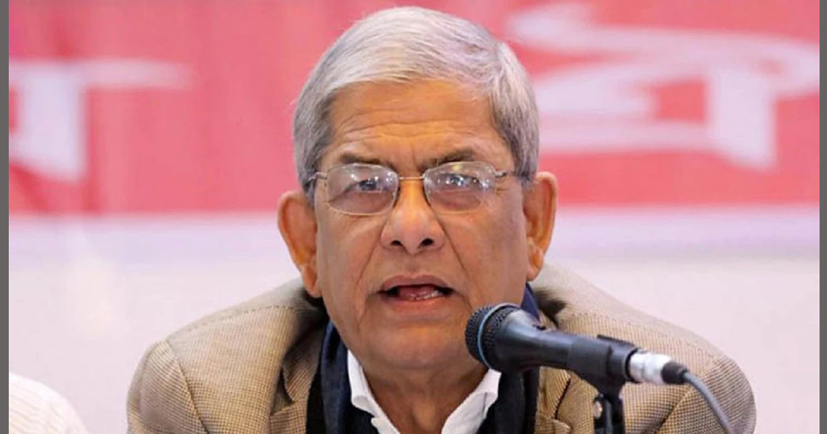 গণটিকার নামে সরকার গণপ্রতারণা শুরু করেছে : মির্জা ফখরুল