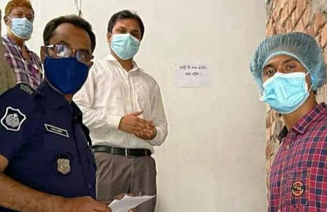 গোবিন্দগঞ্জে ৫ বাড়ি লকডাউন