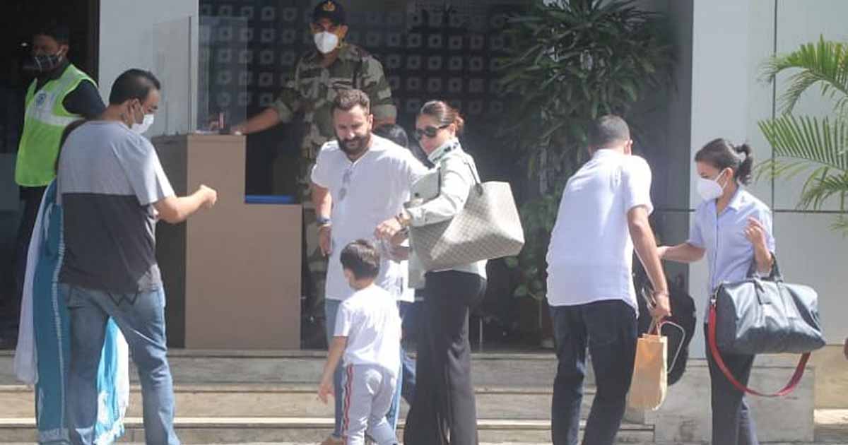 সন্তানদের নিয়ে মালদ্বীপের পথে সাইফ-কারিনা