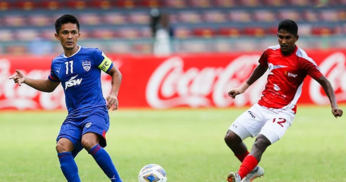 সুনীল ছেত্রীর ব্যাঙ্গালুরুকে রুখে দিলো বসুন্ধরা কিংস