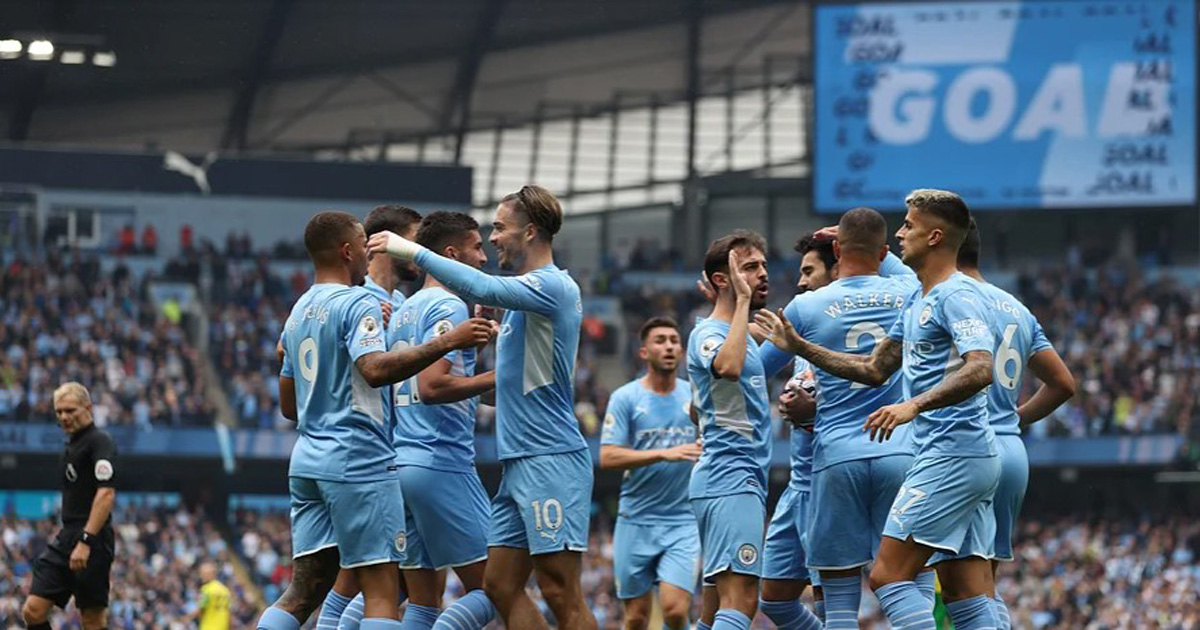 গোল উৎসবে বড় জয় ম্যানসিটির